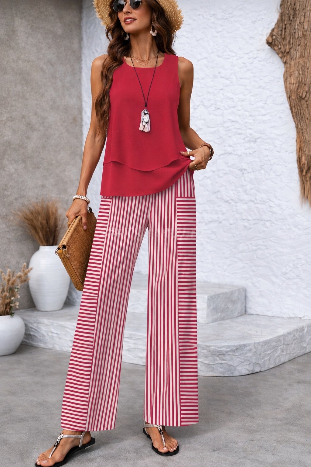 Rosavienne | Conjunto a Rayas Riviera