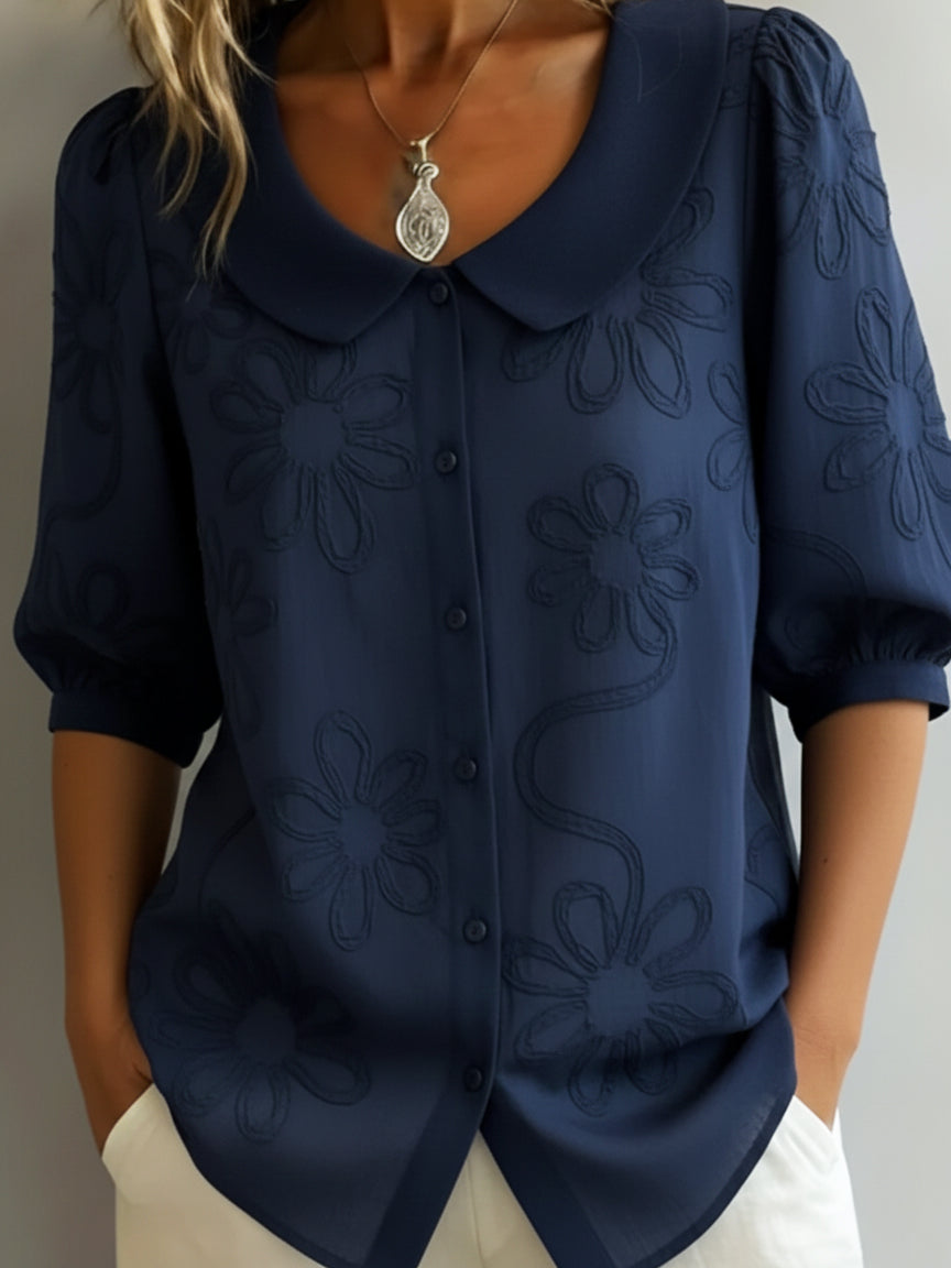 Camille | Blusa Floral Ligera Elegancia Natural