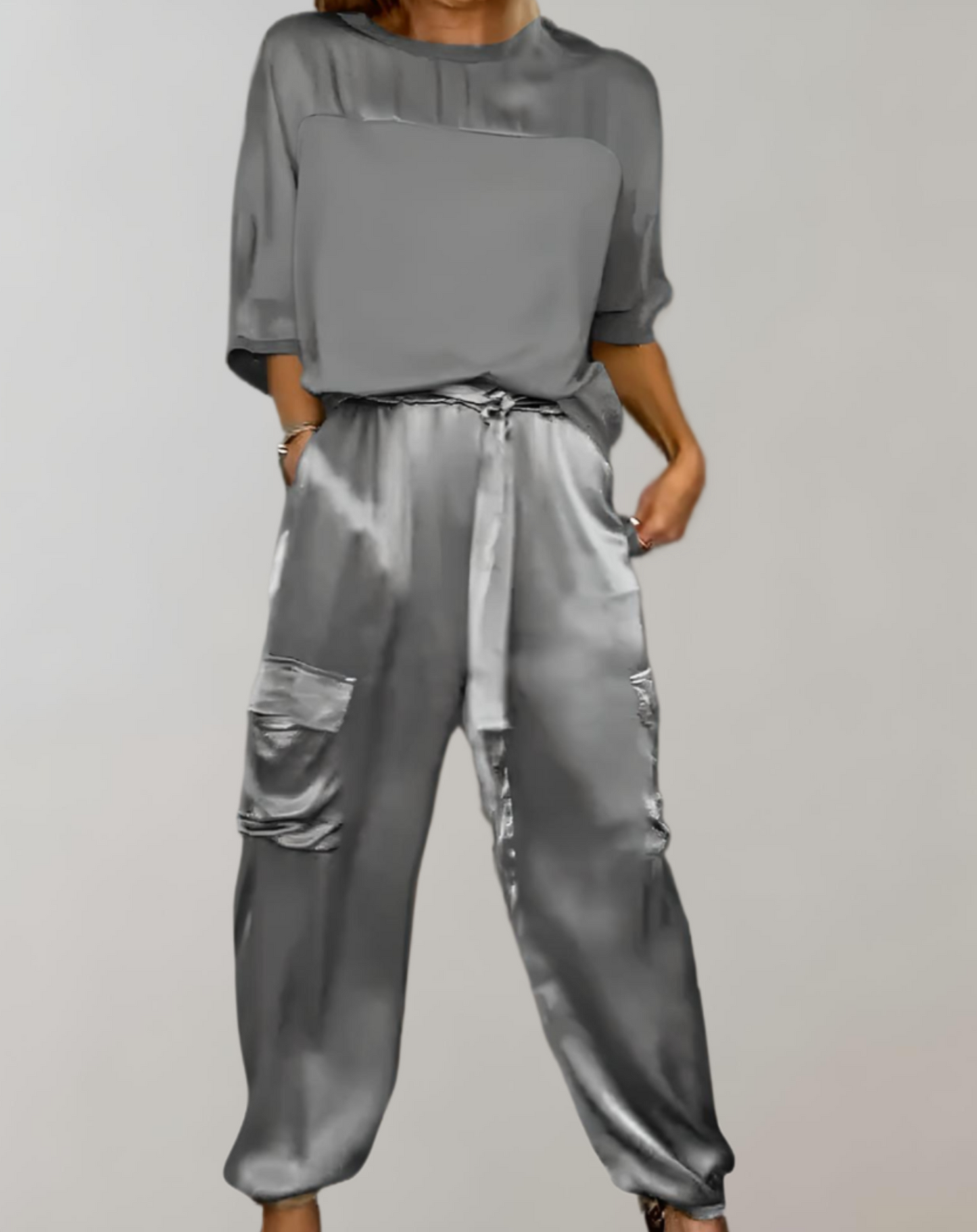 Finley - Conjunto de Lounge Cargo Suave como la Seda