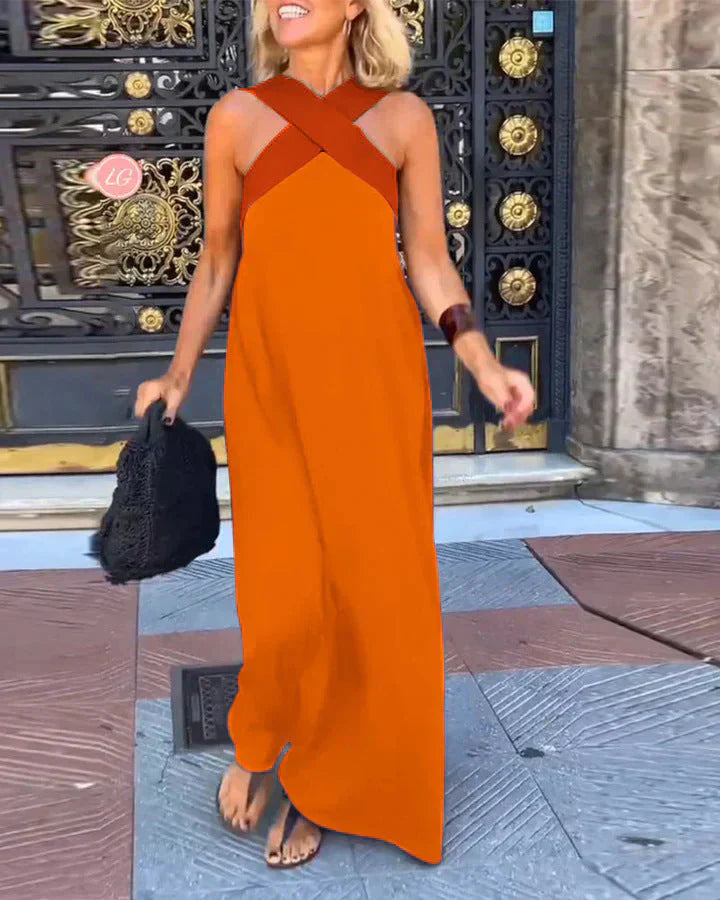 Quirine™ | Vestido Maxi con Cierre Cruzado