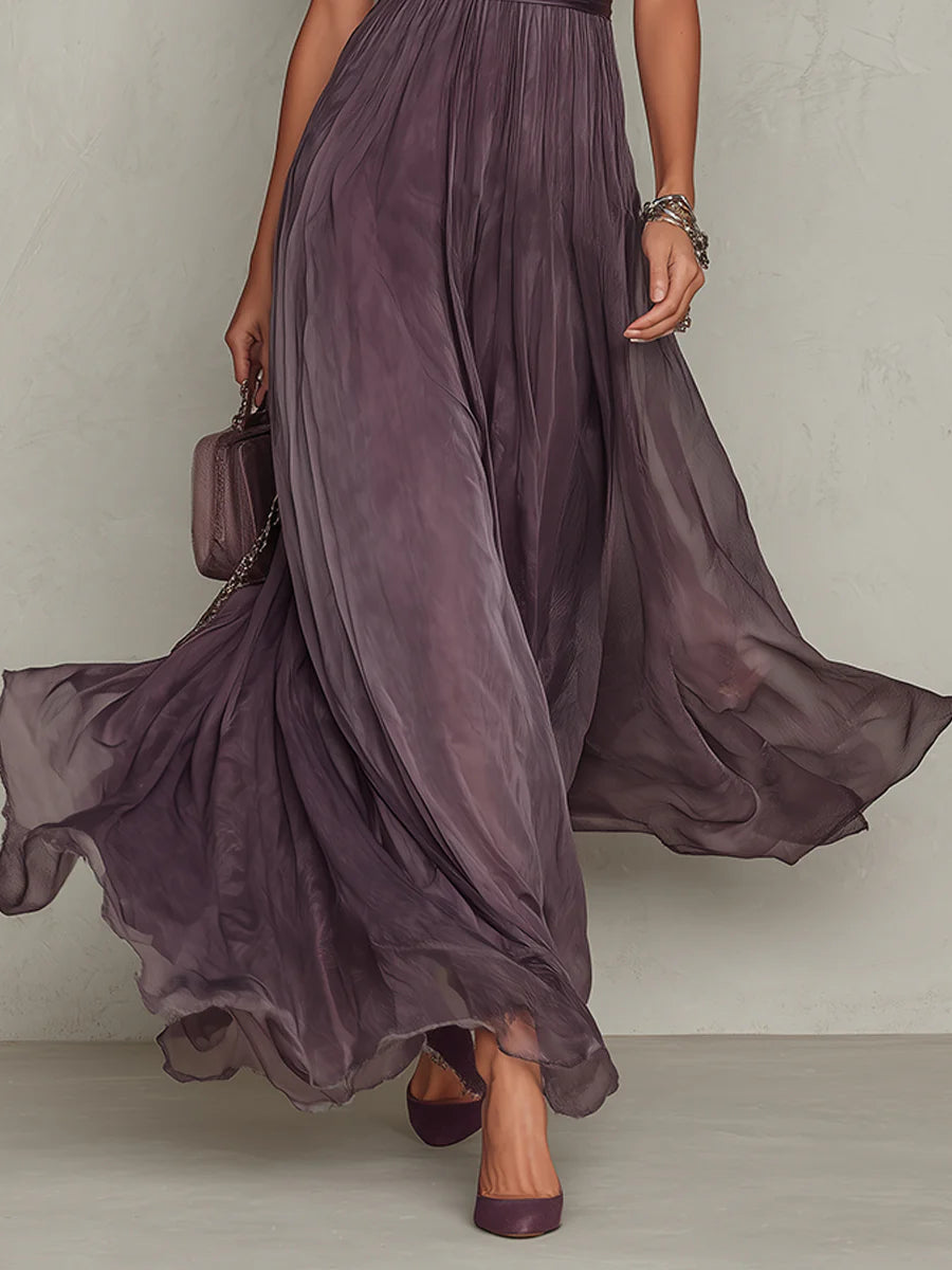 Flavia • Vestido largo violeta