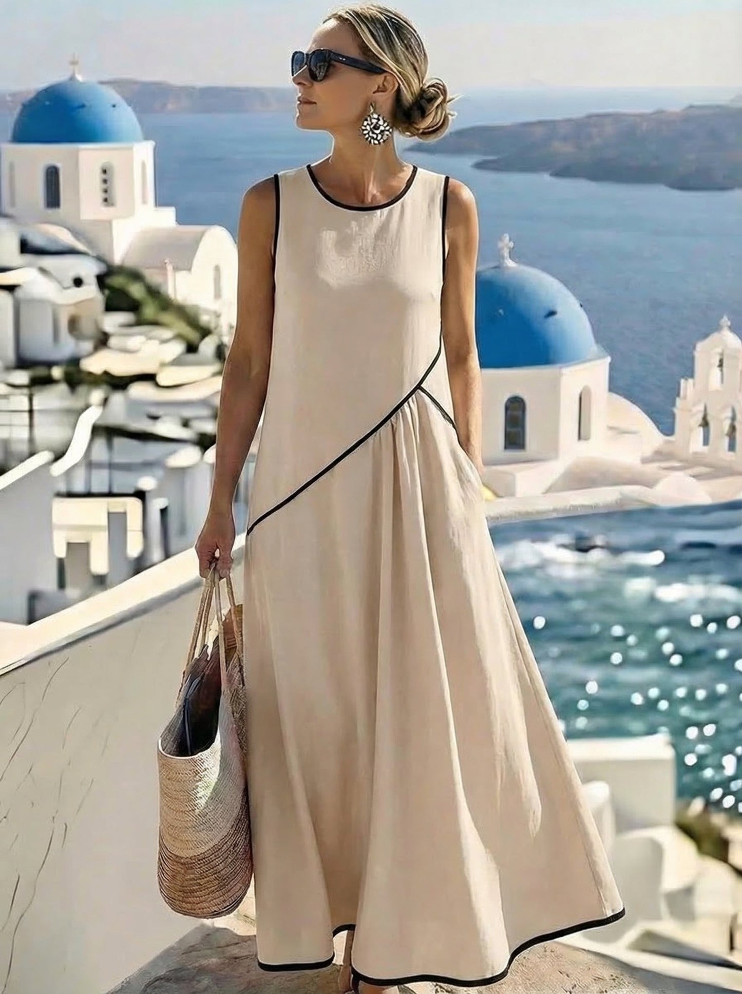 Lara™ Vestido de Verano a Rayas