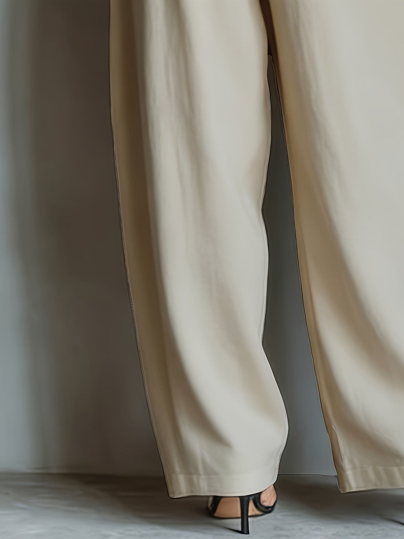 Tiana || Conjunto con escote off-shoulder y pantalón amplio