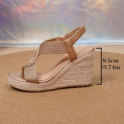 Noelle™ | Tacones Abiertos de Tejido