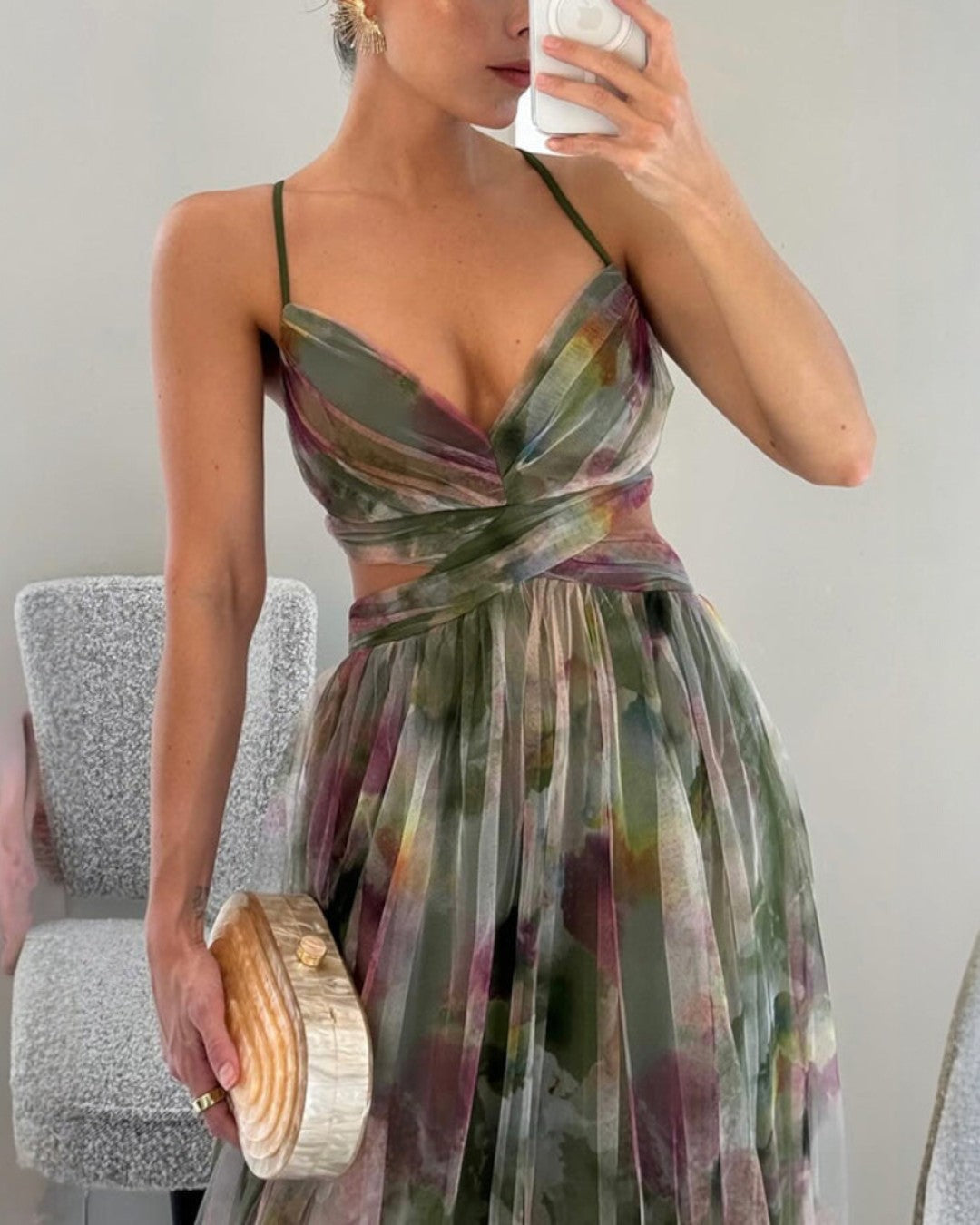 La Chispa | Vestido Maxi Elegancia Floral