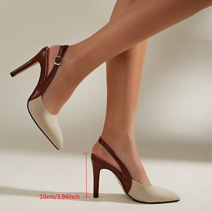 Gemini ha dicho Amélie™ | Tacones Slingback a Contraste