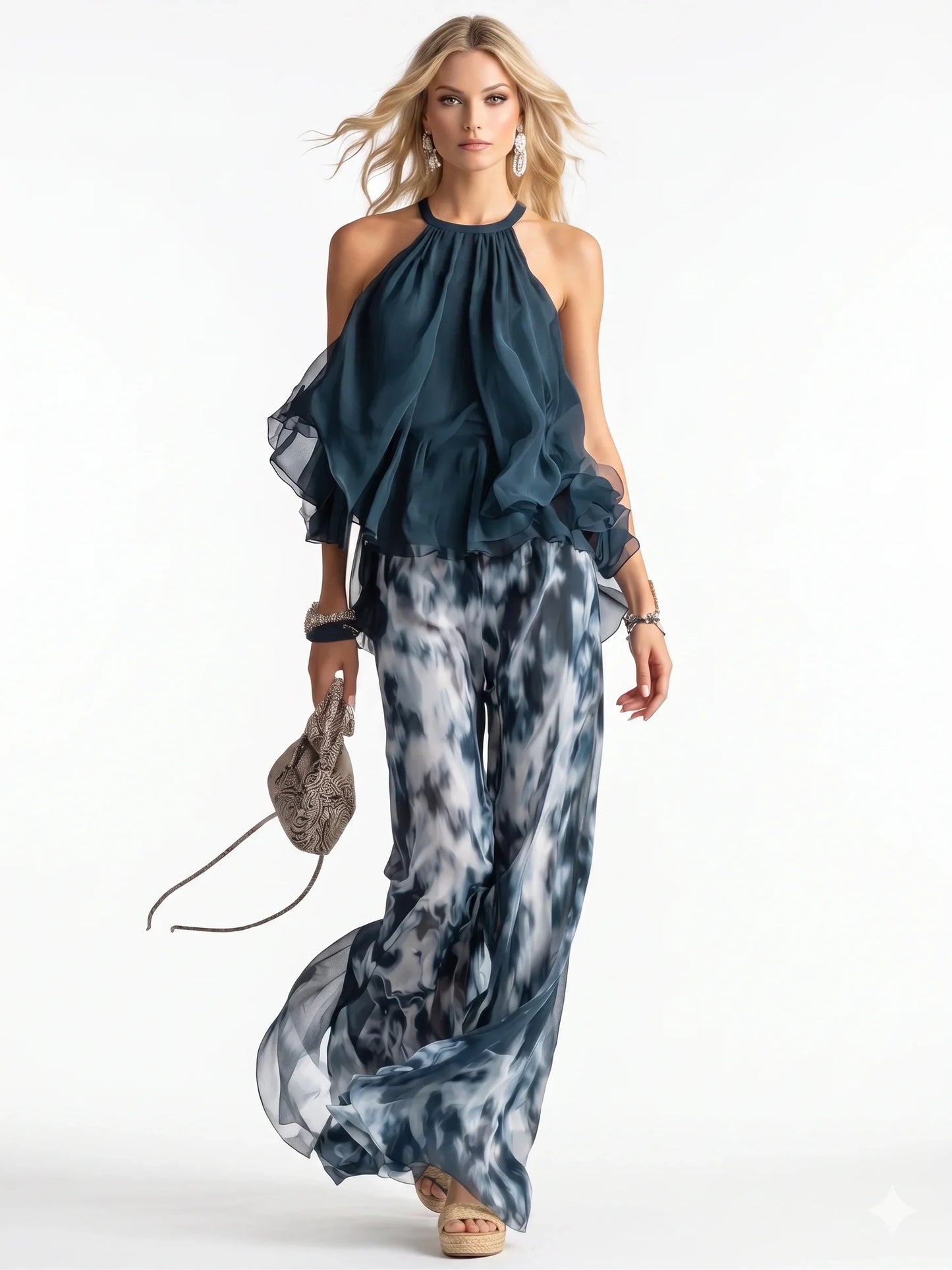 Conjunto elegante de dos piezas