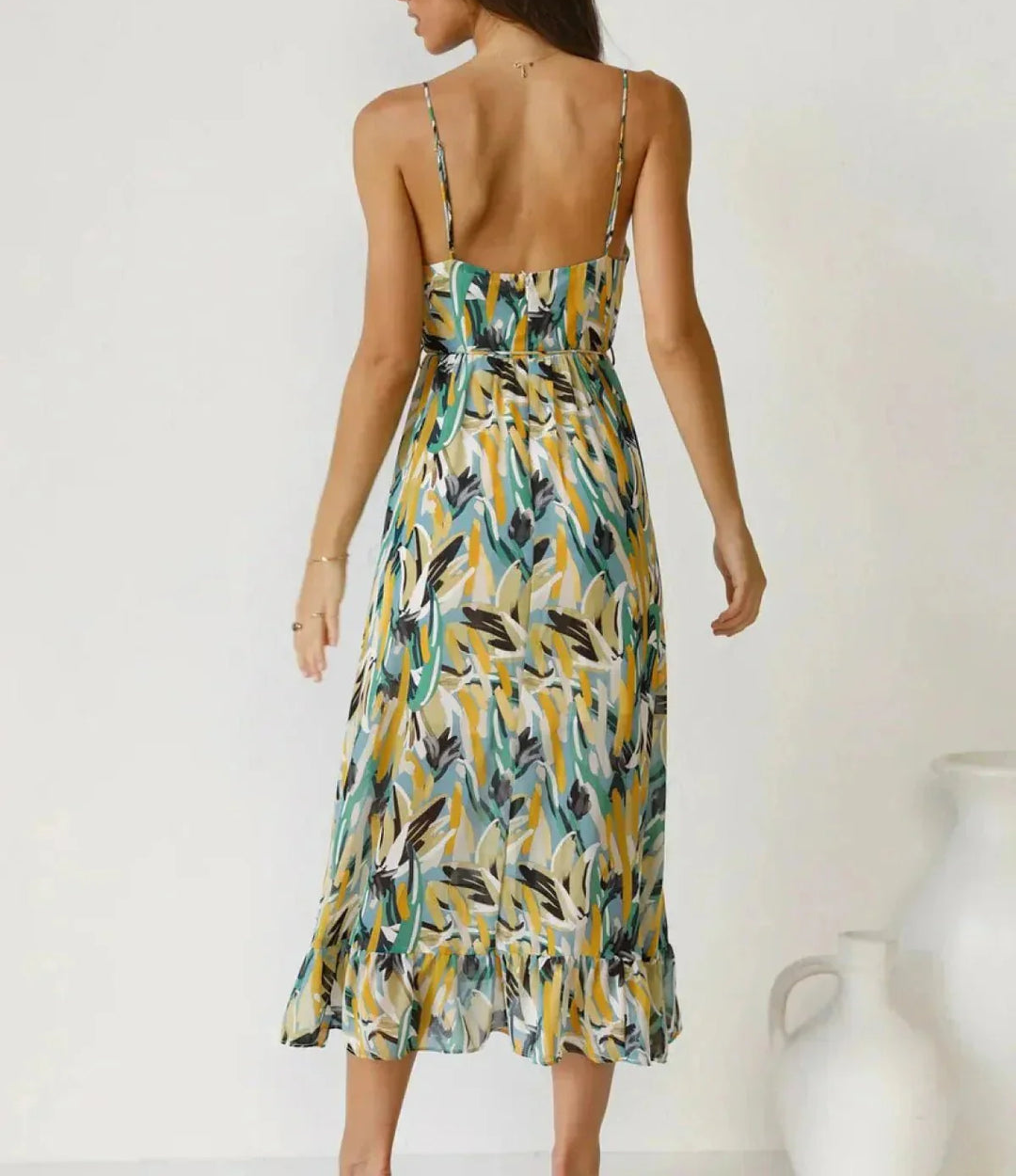 La Chispa | Vestido Midi Color Brillante