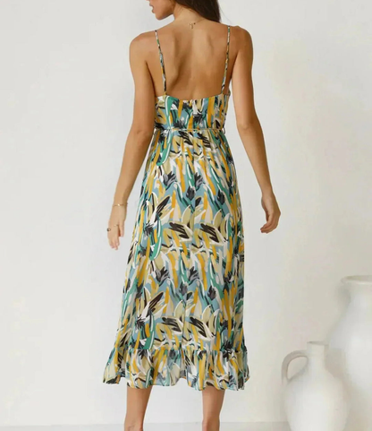 La Chispa | Vestido Midi Color Brillante