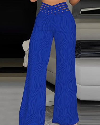 Emma | Pantalones de Cintura Alta con Cruce