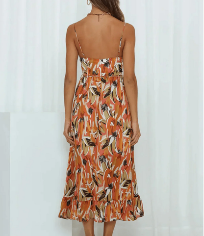 La Chispa | Vestido Midi Color Brillante