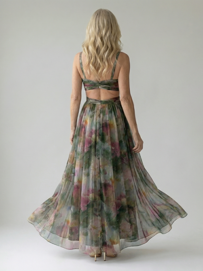 Isel | Vestido Maxi Suave Envueltos