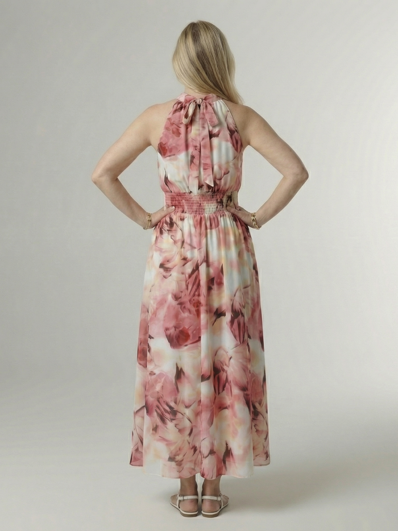 Sylin | Vestido Midi con Escote Americano