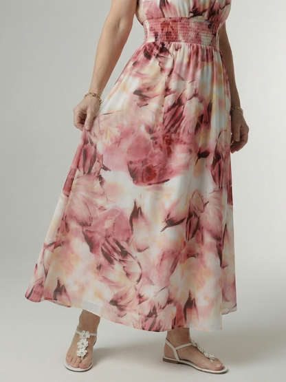 Sylin | Vestido Midi con Escote Americano