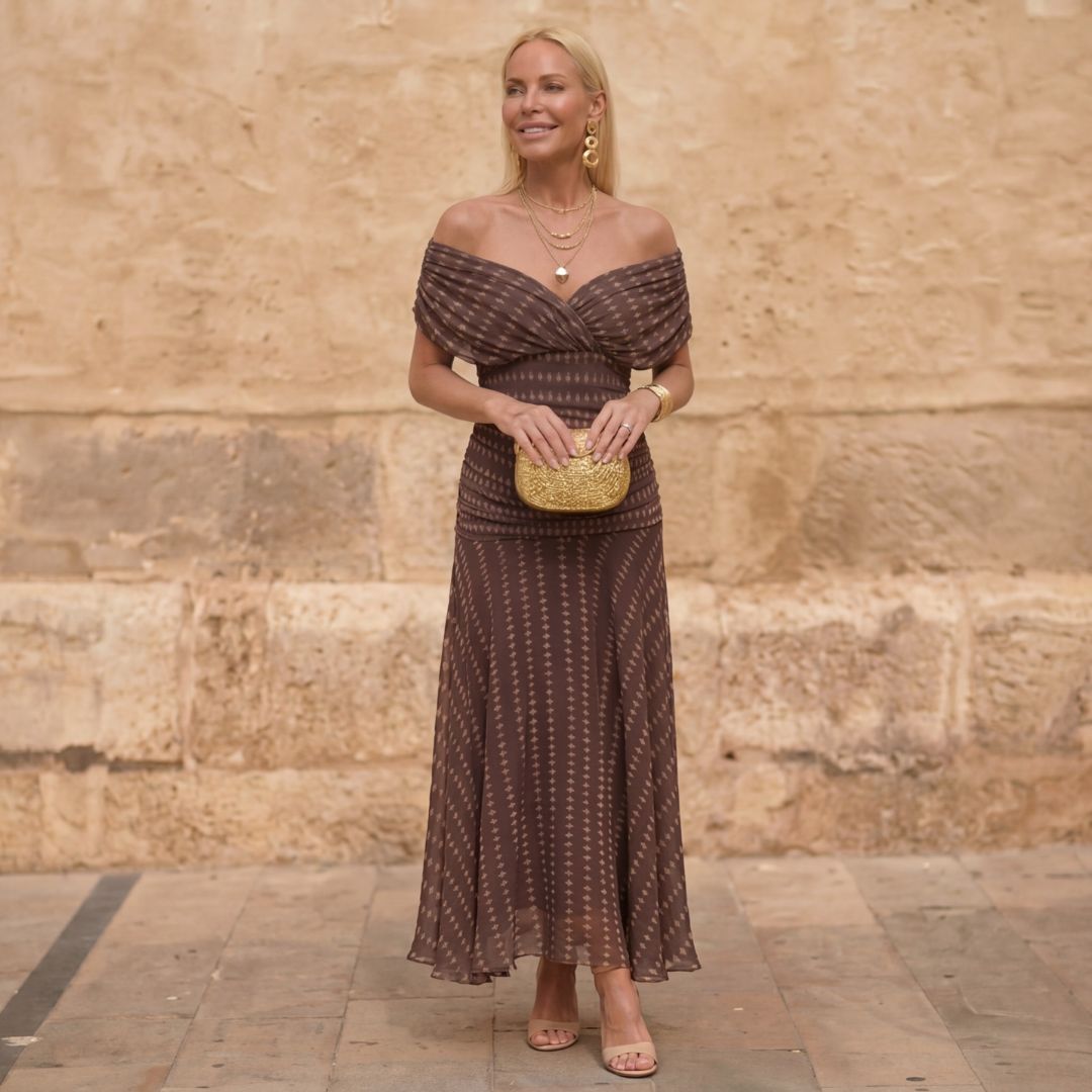 Sienna | Vestido Geométrico Flotante