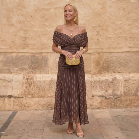 Sienna | Vestido Geométrico Flotante