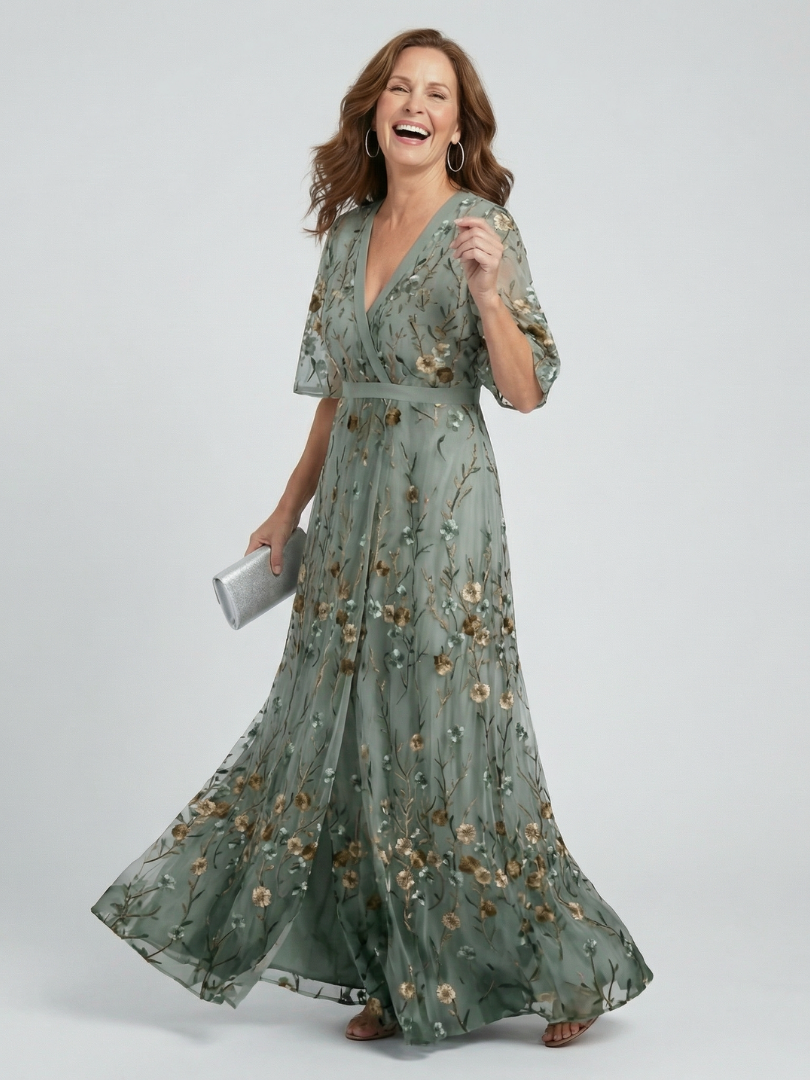 Selora | Vestido Maxi Fluido con Escote Halter