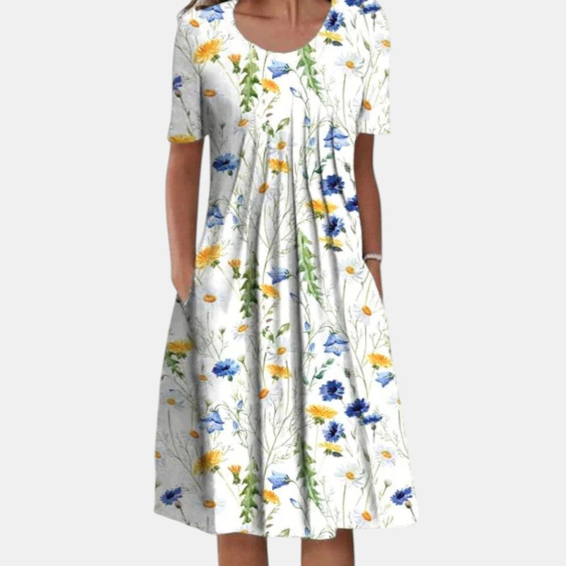 Gigi™ | Vestido de Algodón con Cobertura en el Abdomen