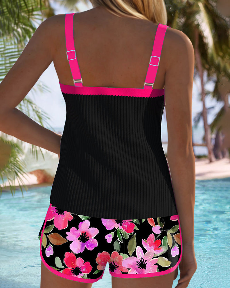 Laluna® | Conjunto de Tankini elegante de dos piezas