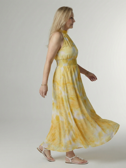 Sylin | Vestido Midi con Escote Americano