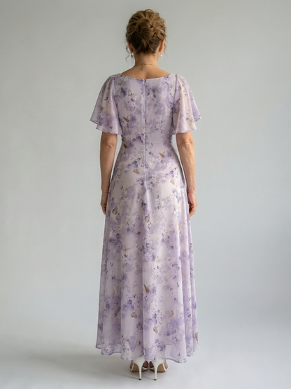Vaelis | Vestido Midi con Mangas Volantes
