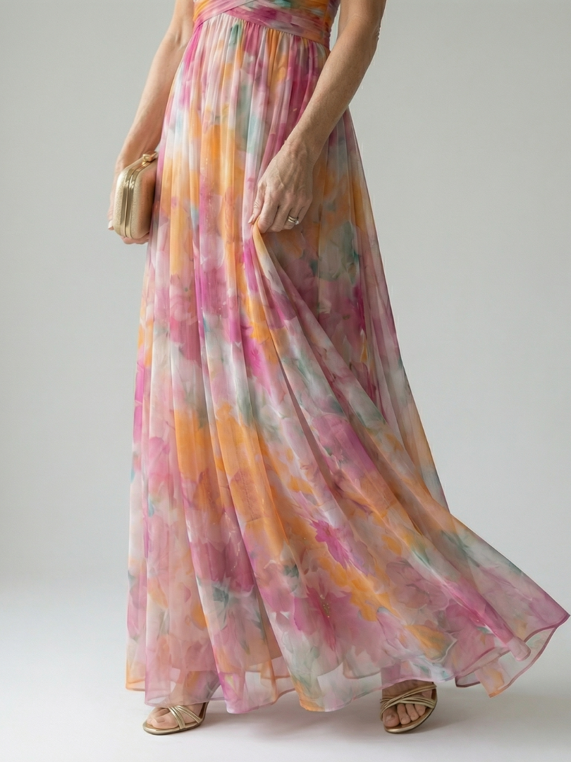 Isel | Vestido Maxi Suave Envueltos