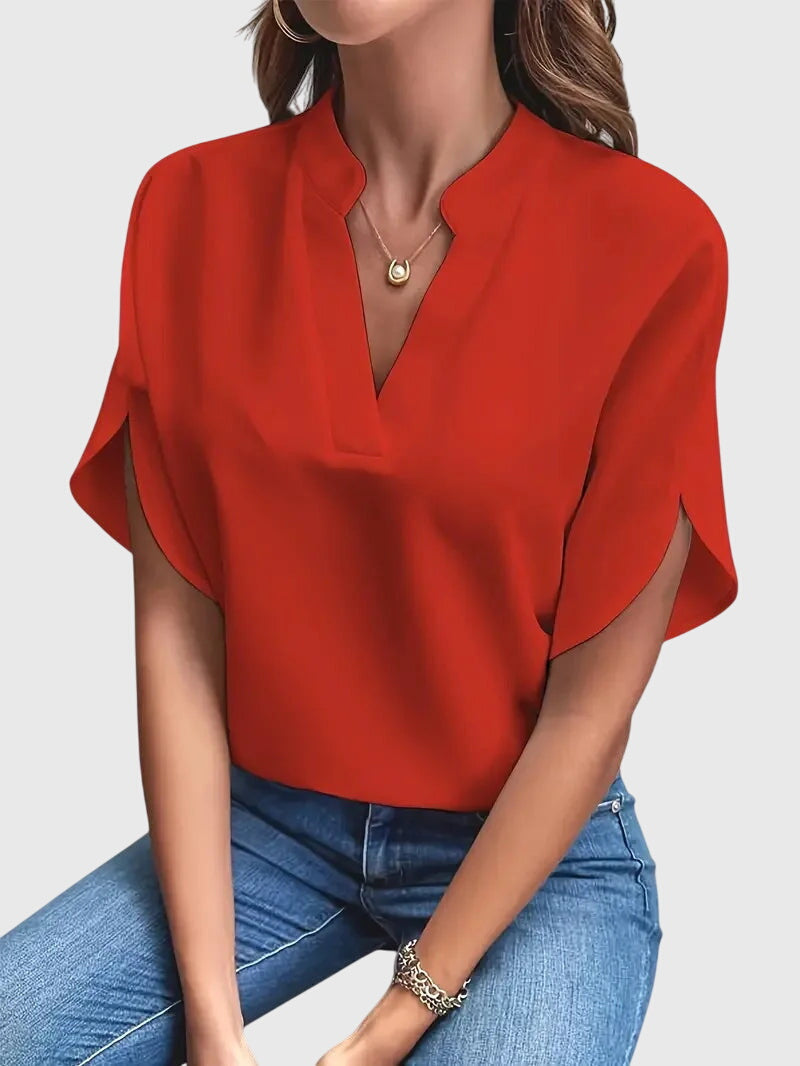 Beatrix™ | Camisa de cuello en V