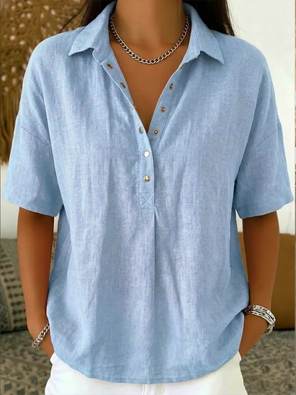 Hélène™ | Blusa con cuello