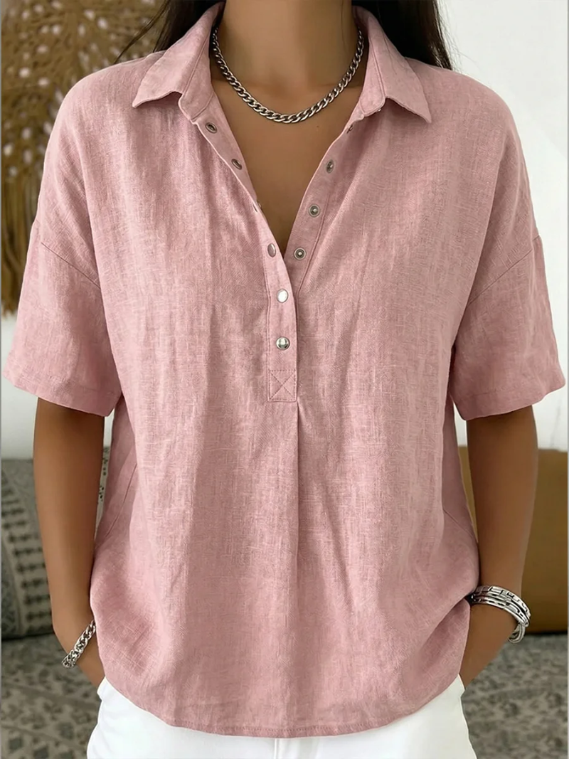 Hélène™ | Blusa con cuello