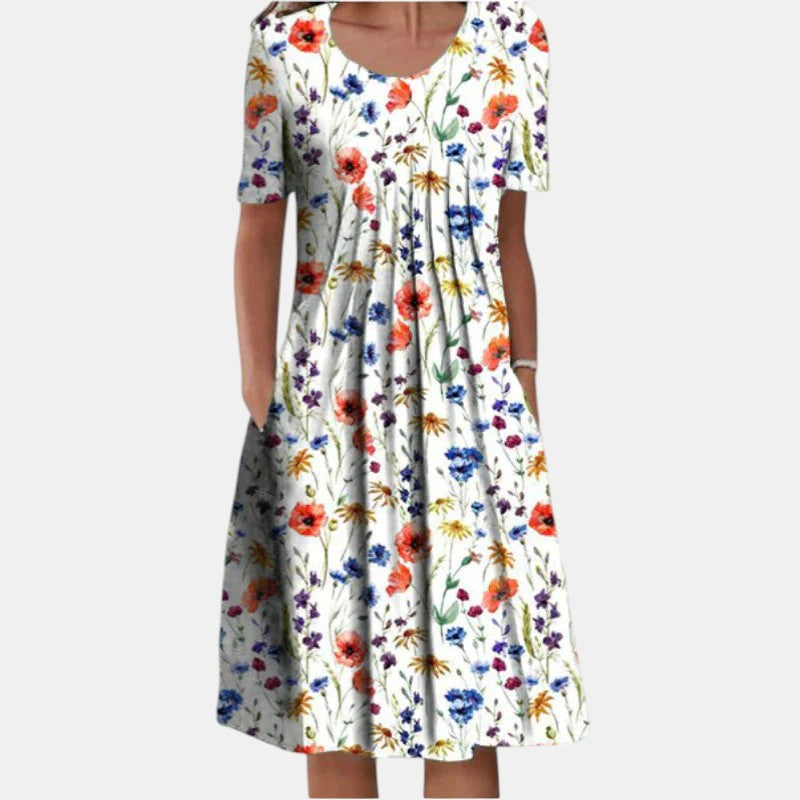 Gigi™ | Vestido de Algodón con Cobertura en el Abdomen