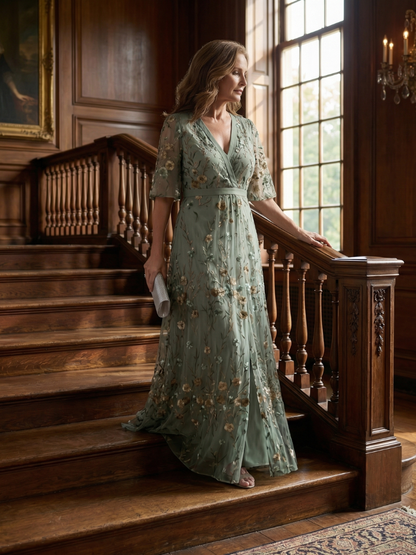 Selora | Vestido Maxi Fluido con Escote Halter