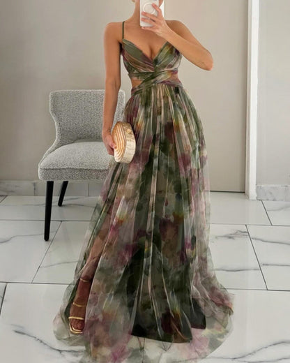 La Chispa | Vestido Maxi Elegancia Floral