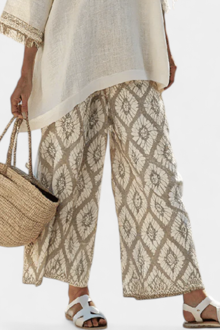 Alverra | Conjunto Top Sofisticado y Pantalones Casual