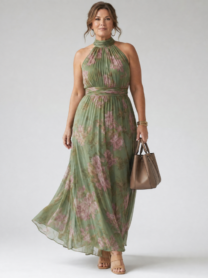 Mirelle | Vestido Midi con Escote Americano
