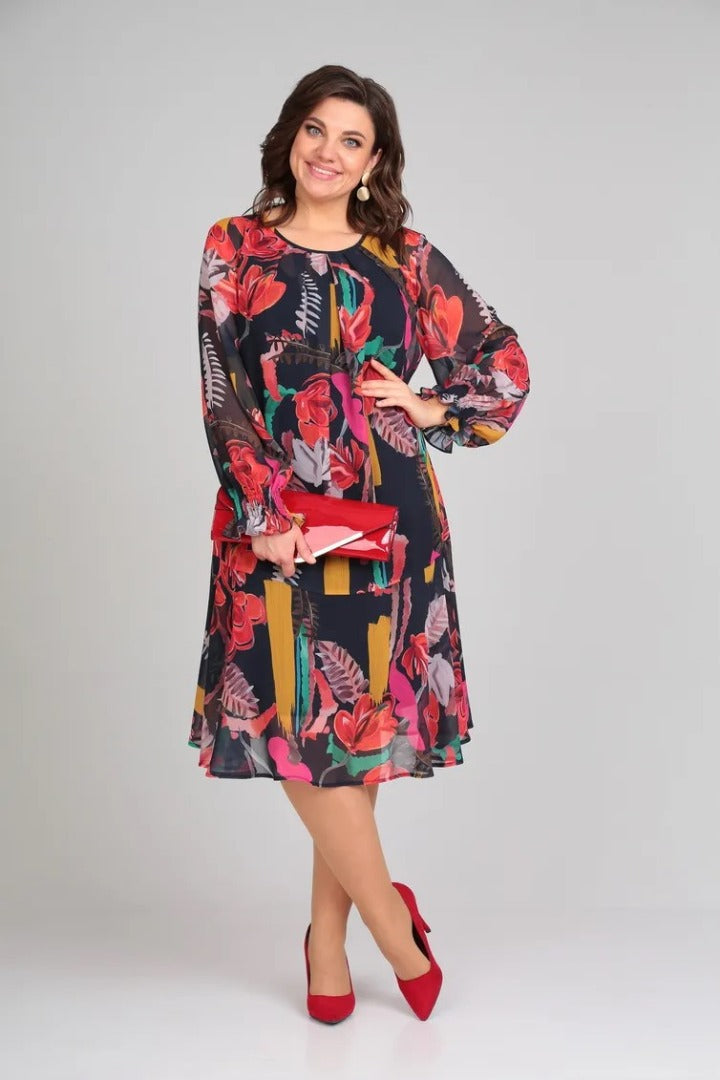 Vestido Floral Elegante Florinda™