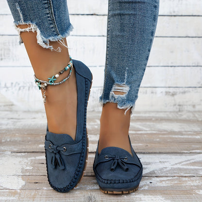 Nadine™ - Mocasines clásicos con detalle de flecos