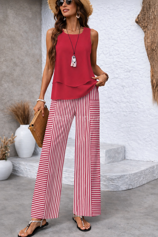 Rosavienne | Conjunto a Rayas Riviera