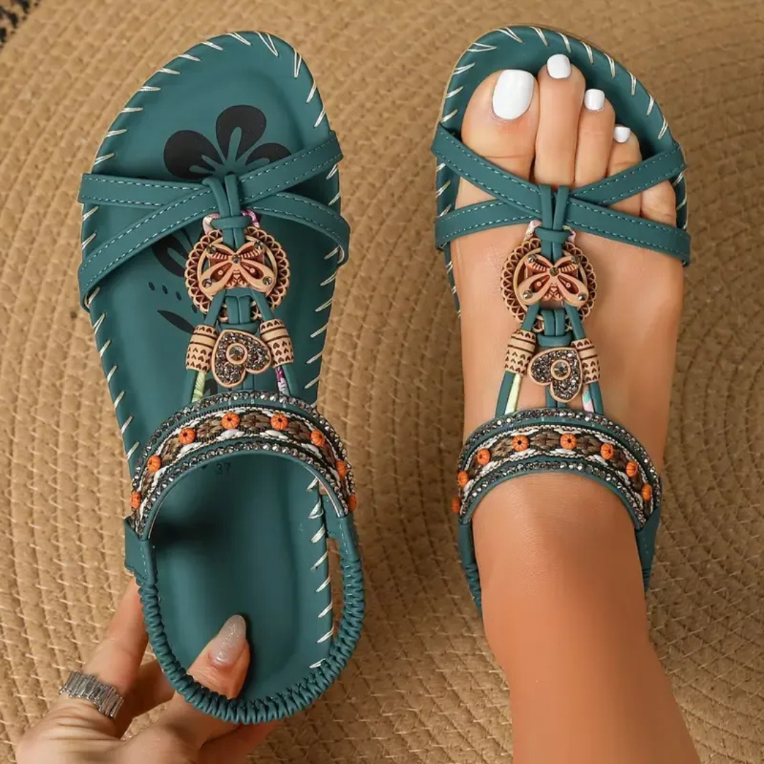 Nada™ – Sandalias ortopédicas de estilo Ibiza para el confort y la elegancia