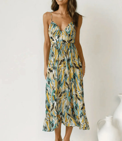 La Chispa | Vestido Midi Color Brillante