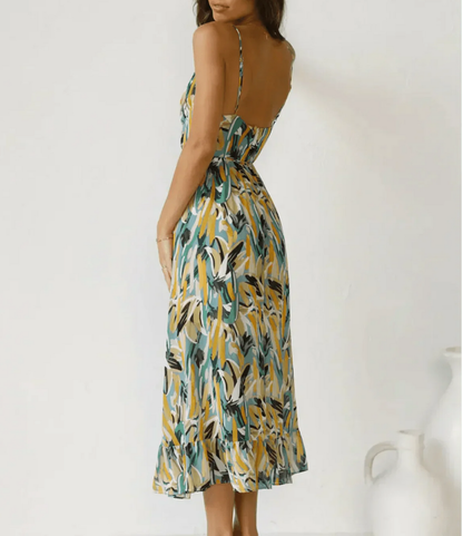 La Chispa | Vestido Midi Color Brillante