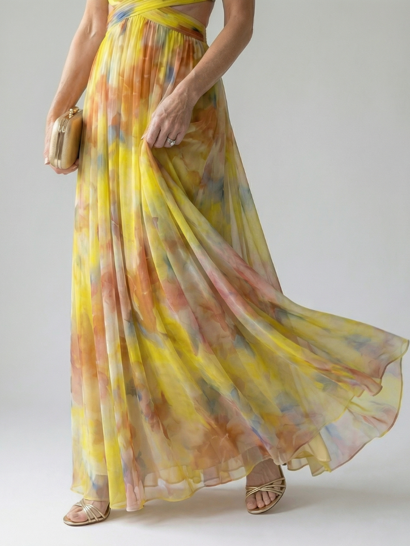 Isel | Vestido Maxi Suave Envueltos