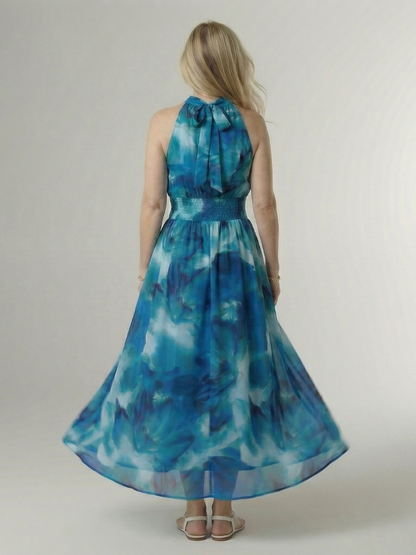 Sylin | Vestido Midi con Escote Americano