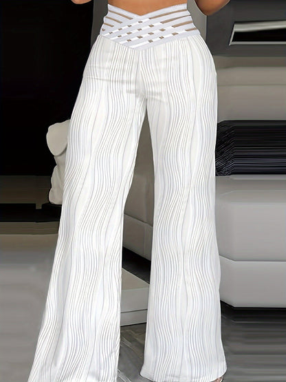 Emma | Pantalones de Cintura Alta con Cruce