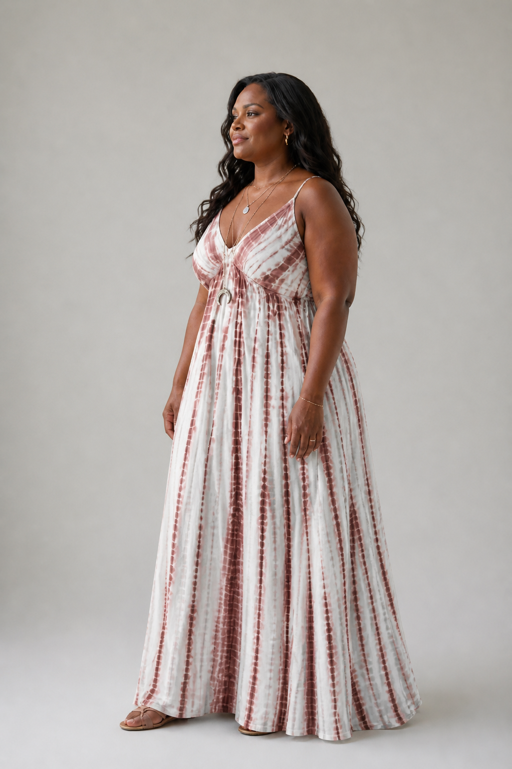 Karys | Vestido Midi de Teñido Suave con Corte Casual