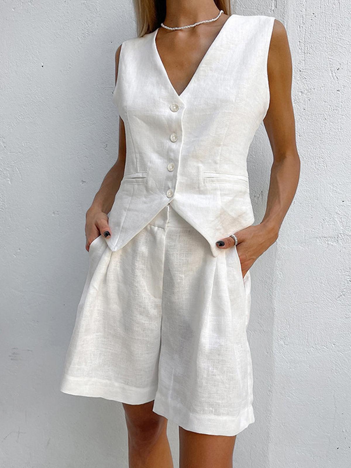 Conjunto de Pantalones Cortos de Dos Piezas Sophia