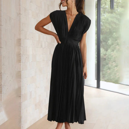 Marni™ | Vestido Midi Plisado Atemporal