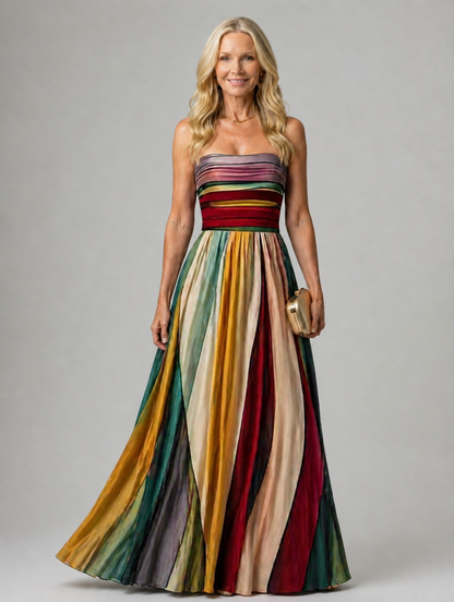 Stella & Grace™ | Vestido A-Line Sin Tirantes Sin Esfuerzo