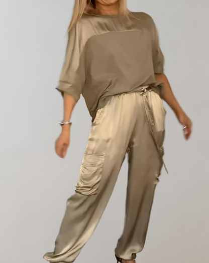 Finley - Conjunto de Lounge Cargo Suave como la Seda