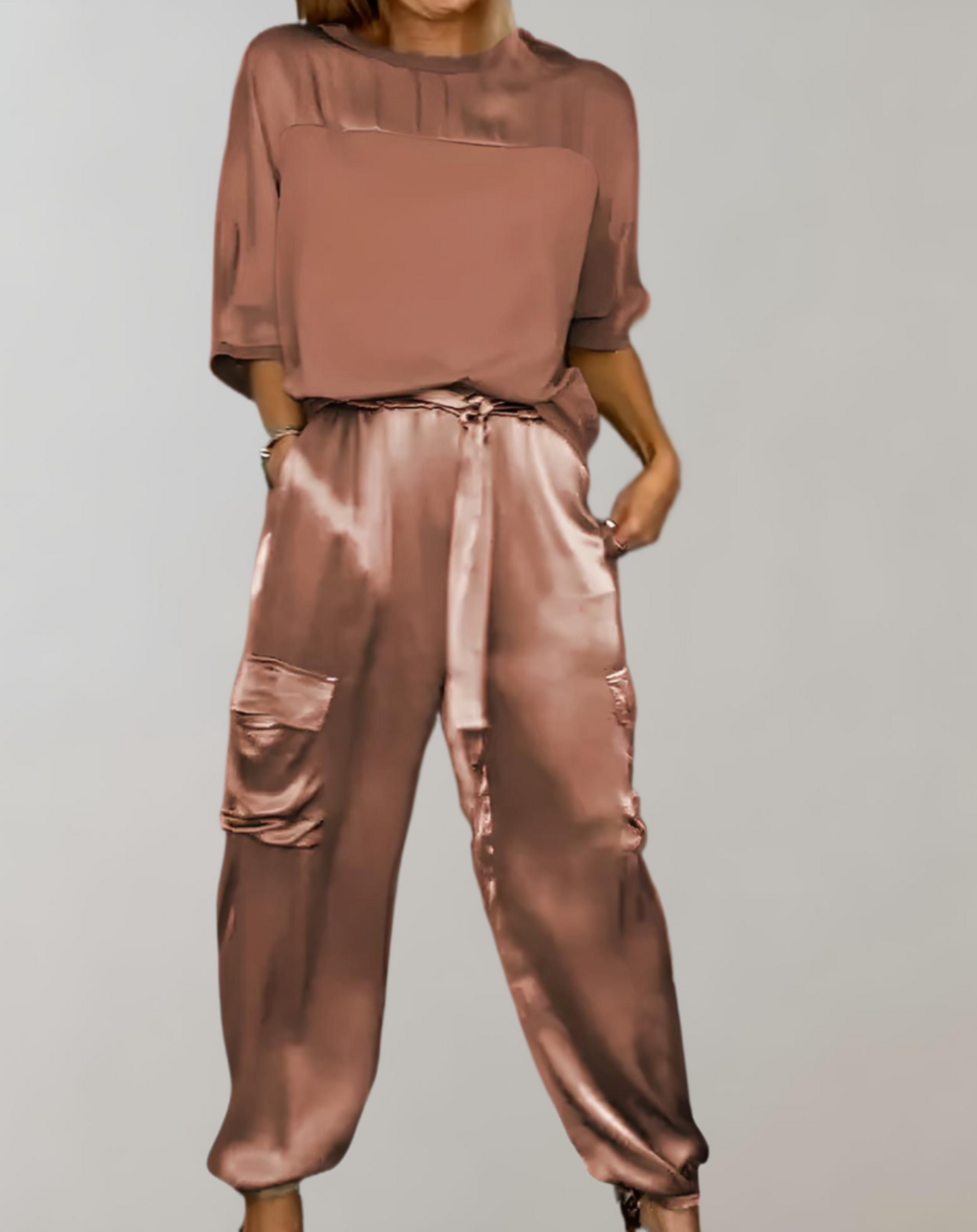 Finley - Conjunto de Lounge Cargo Suave como la Seda