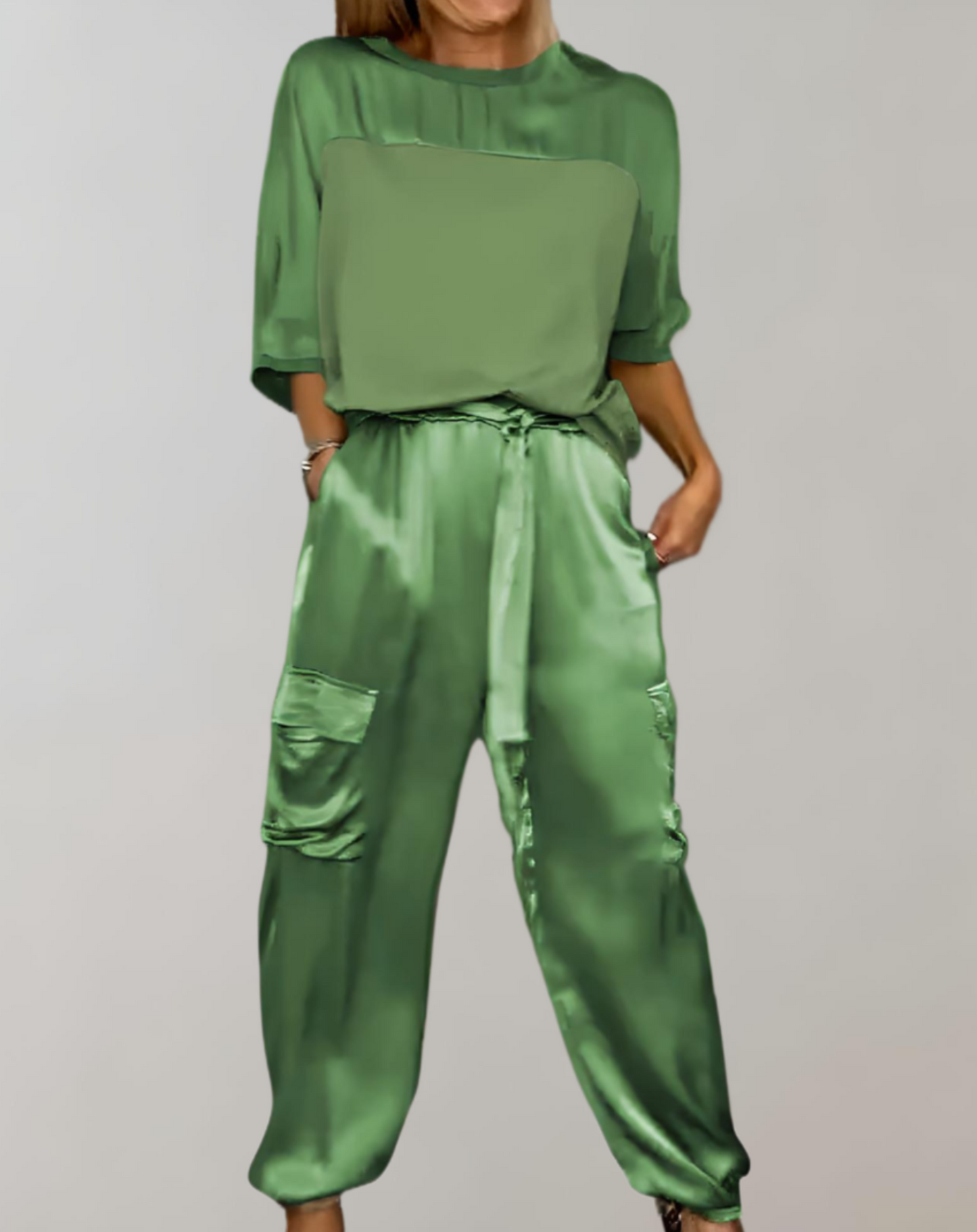 Finley - Conjunto de Lounge Cargo Suave como la Seda